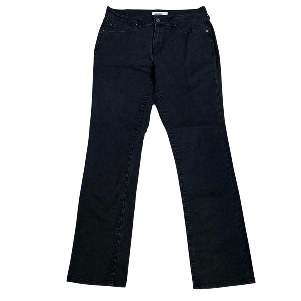 Levis 505 Straight Leg Jeans Mid Rise Black Size 29 8